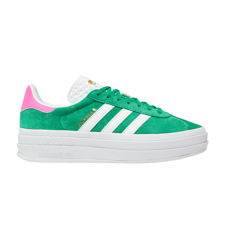 adidas Gazelle Bold Green Lucid Pink (Women's)