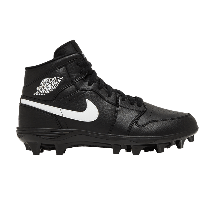 Jordan 1 Mid TD Cleat Black White