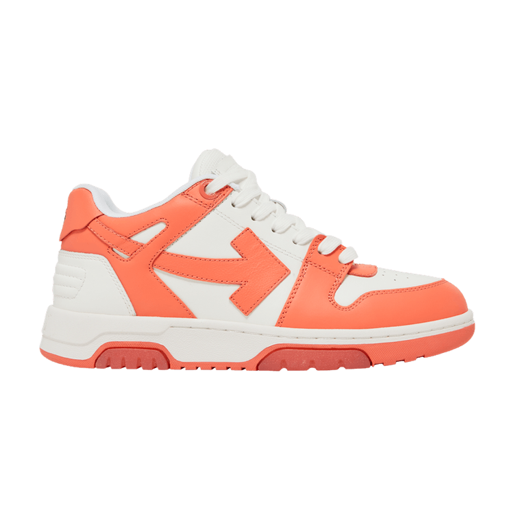 OFF-WHITE Out Of Office OOO Low Tops Coral Red White (Women's)