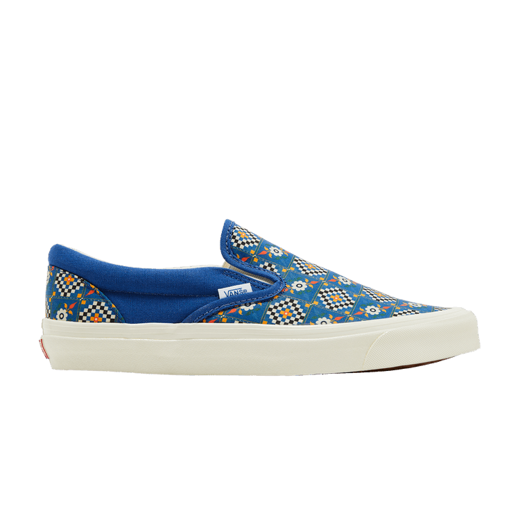 Vans Classic Slip-On 98 DX Anaheim Factory Tile Checkerboard Blue