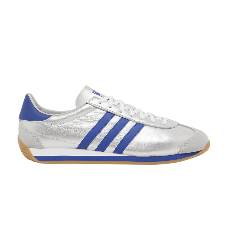 adidas Country OG Matte Silver Bright Blue Cloud White