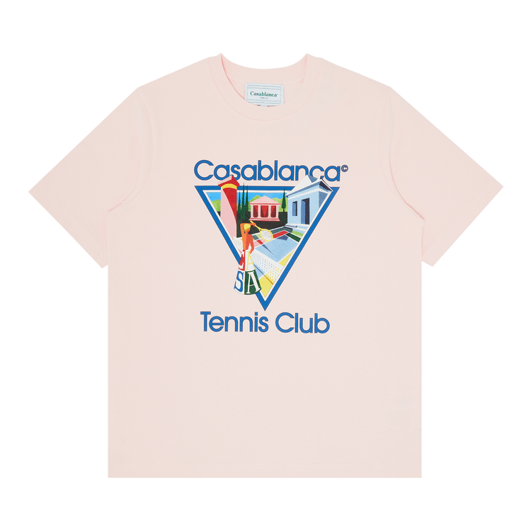 Casablanca Printed T-Shirt 'Pink La Joueuse'