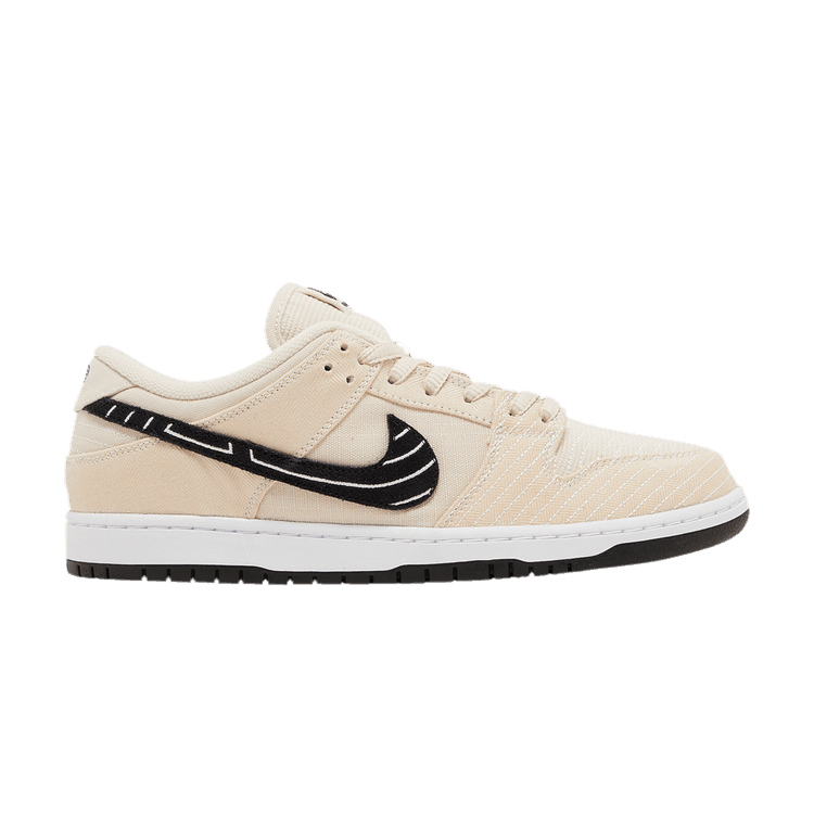 Nike SB Dunk Low Albino & Preto - Side Kicks