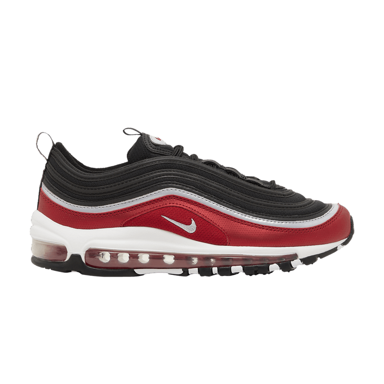 Nike Air Max 97 SE Black Silver Varsity Red (GS)