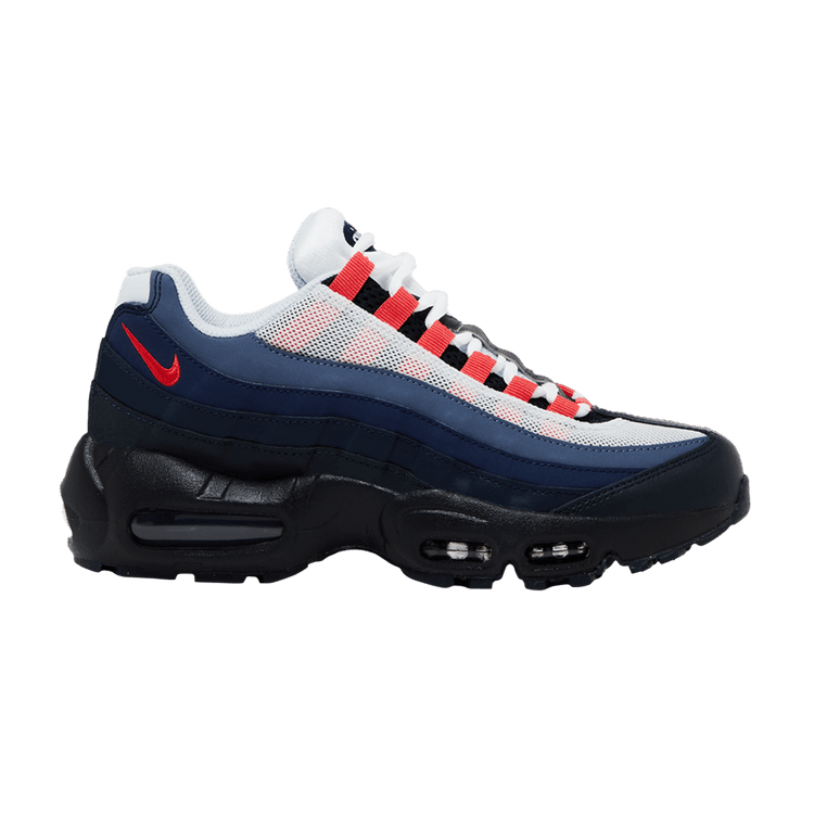 Nike Air Max 95 Recraft Dark Obsidian Track Red (GS)