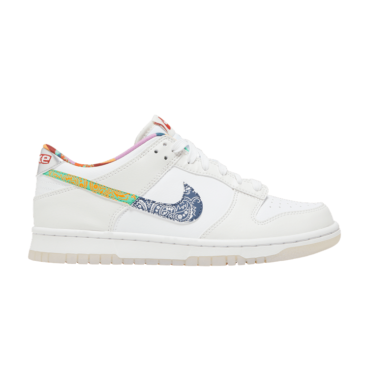 Nike Dunk Low White Multi-Color Paisley (GS)