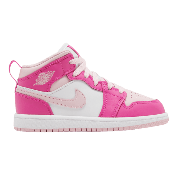 Jordan Mid White Fierce Pink (PS) – Side Kicks