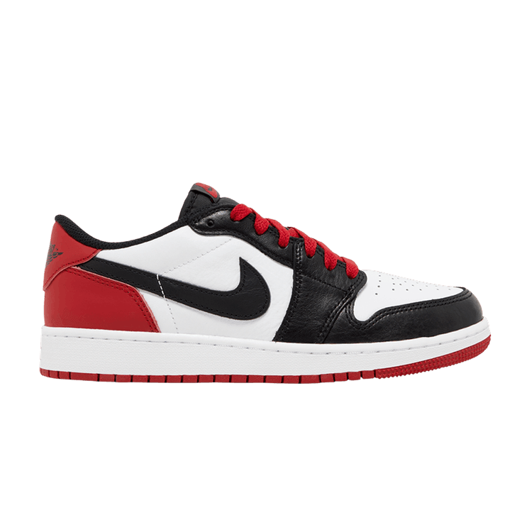 Jordan 1 Retro Low OG Black Toe (2023) (GS) - Side Kicks