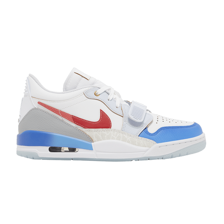 Jordan Legacy 312 Low White Game Royal University Red