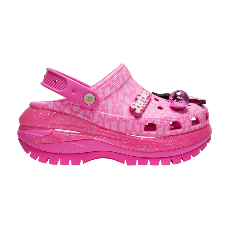 Crocs Classic Mega Crush Clog Barbie The Movie Electric Pink