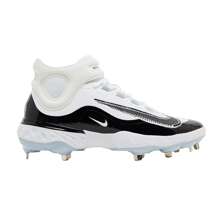 Nike Alpha Huarache Elite 4 White Black Blue Tint