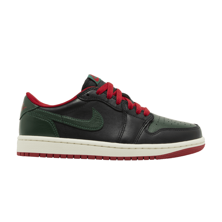 Jordan 1 Retro Low OG Gorge Green Varsity Red (Women's)