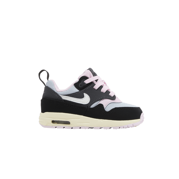 Nike Air Max 1 EasyOn Black Anthracite Pink Foam Summit White (TD)