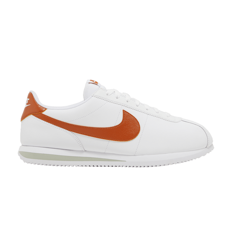 Nike Cortez White Campfire Orange