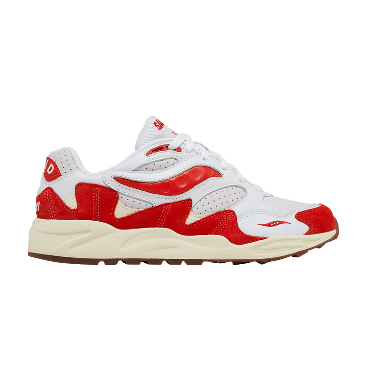 Saucony Grid Shadow 2 Ivy Prep White Red