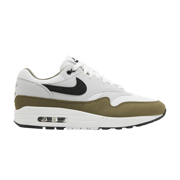 Nike Air Max 1 White Black Medium Olive