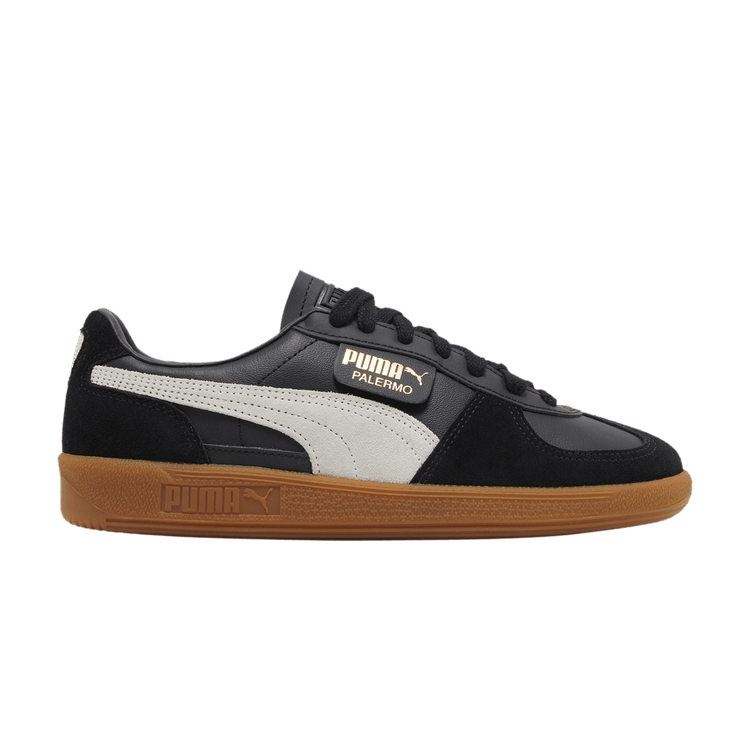 Puma Palermo Leather Black Feather Grey Gum