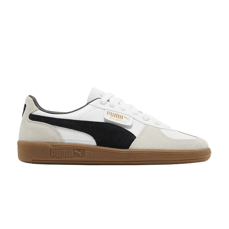 Puma Palermo Leather White Vapor Grey Gum