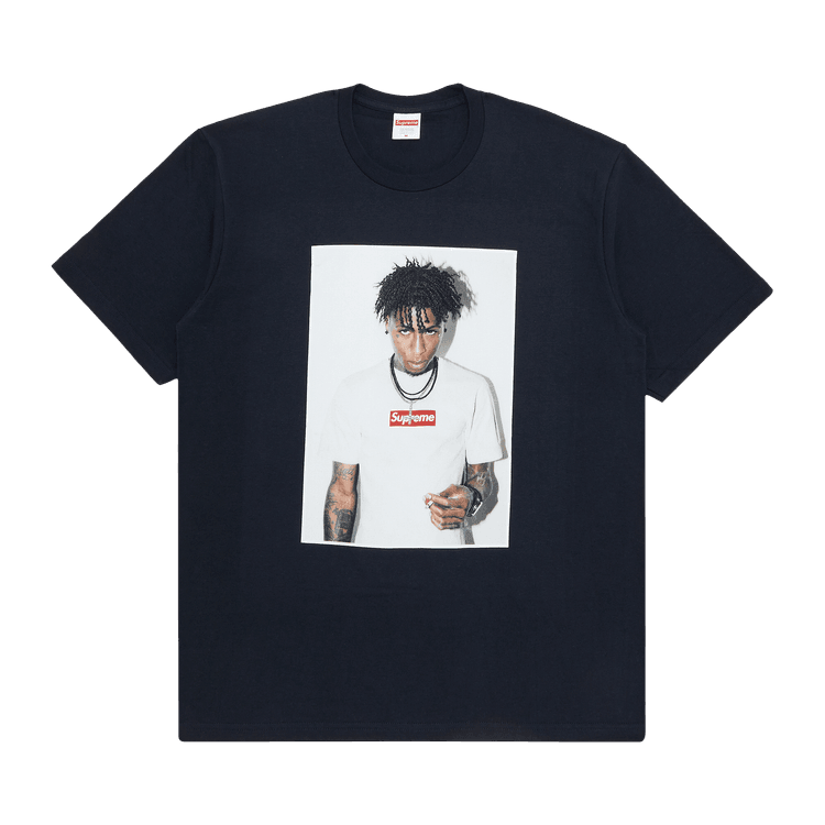 Supreme NBA Youngboy Tee 'Navy' - Side Kicks