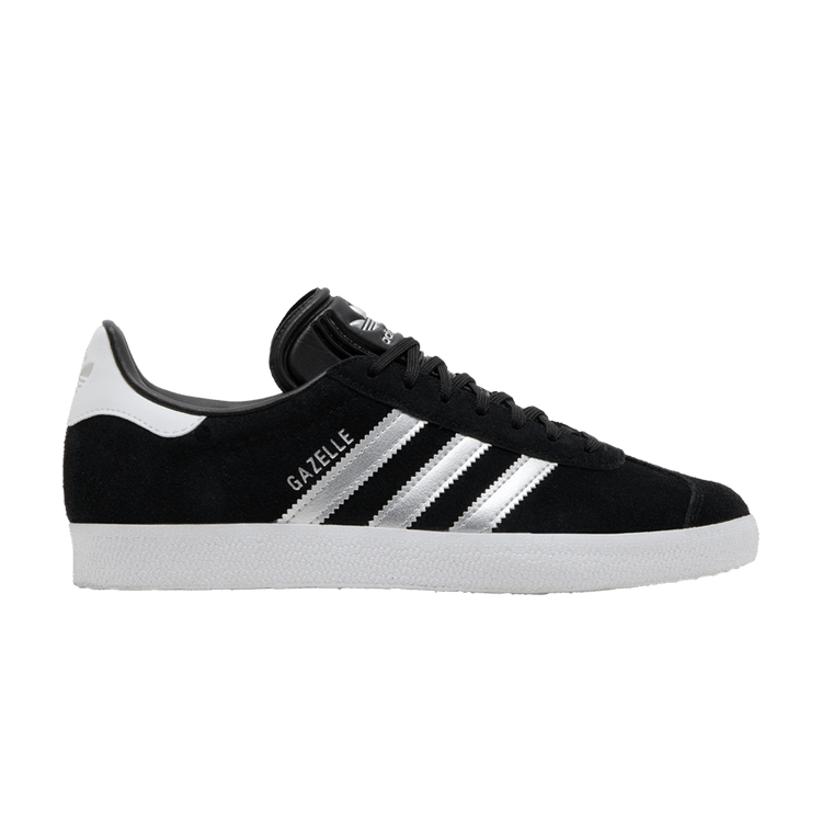 adidas Gazelle Black Silver Metallic (Women's)