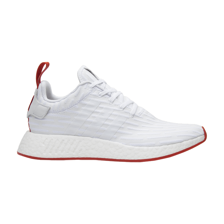adidas NMD R2 White Core Red Two Toned