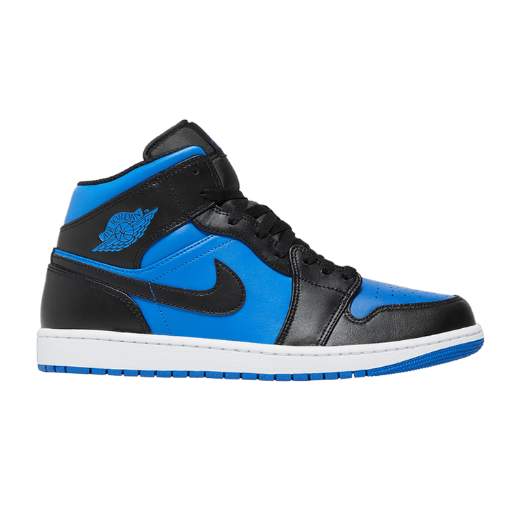 Jordan 1 Mid Black Royal Blue