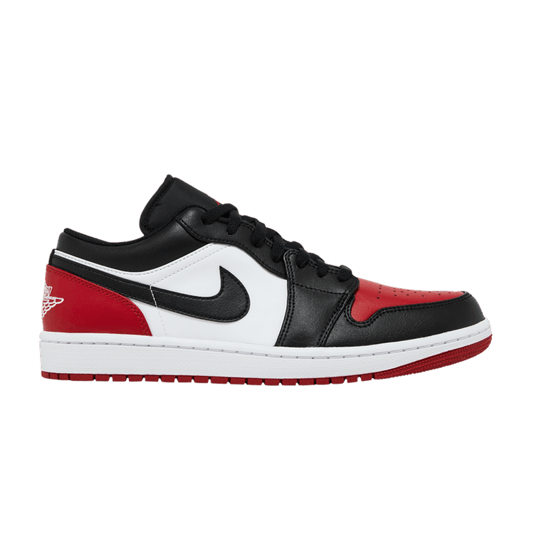 Jordan 1 Low Bred Toe 2.0 - Side Kicks