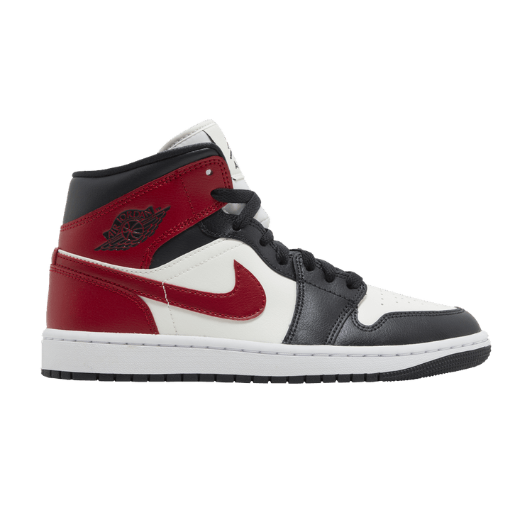 Jordan 1 Mid Gym Red Off Noir (Women's)