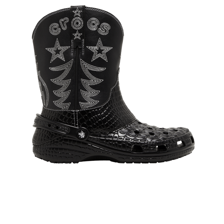 Crocs Classic Cowboy Boot Black