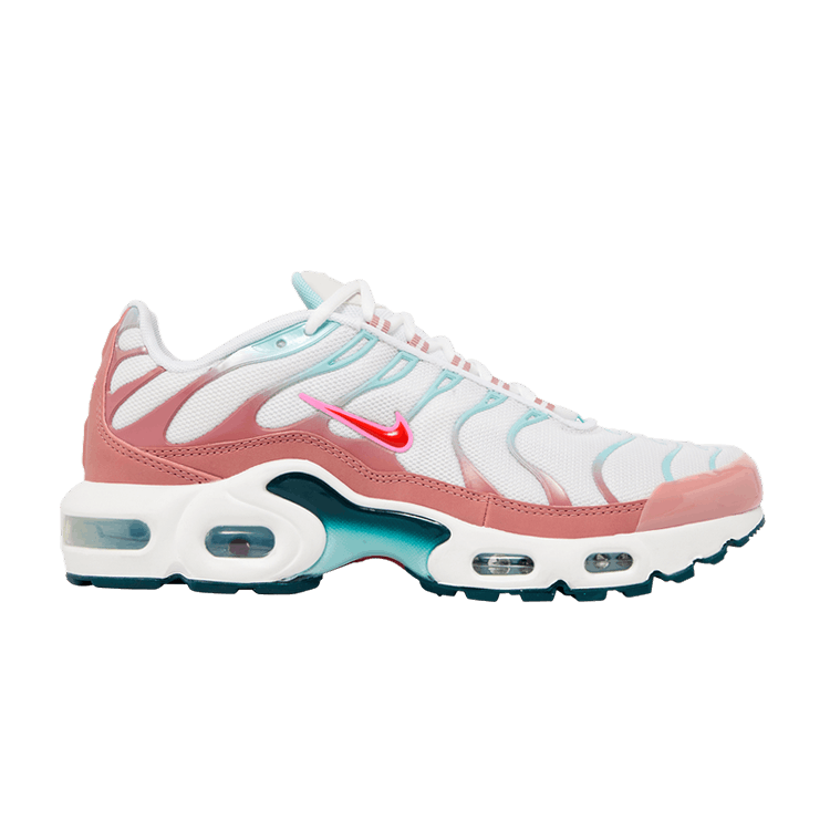 Nike Air Max Plus White Red Stardust Jade Ice Siren Red (GS)