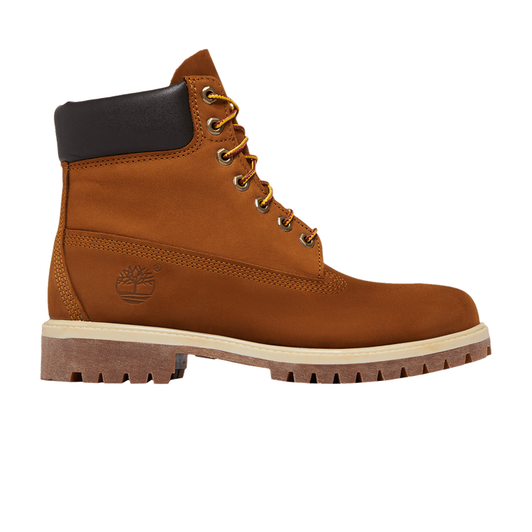 Timberland Premium 6 Inch Lace Up Waterproof Dark Wheat Nubuck