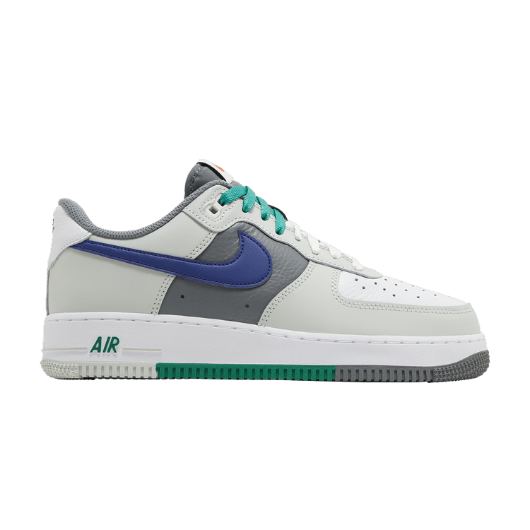 Nike Air Force 1 Low '07 LV8 Split Light Silver Deep Royal Blue