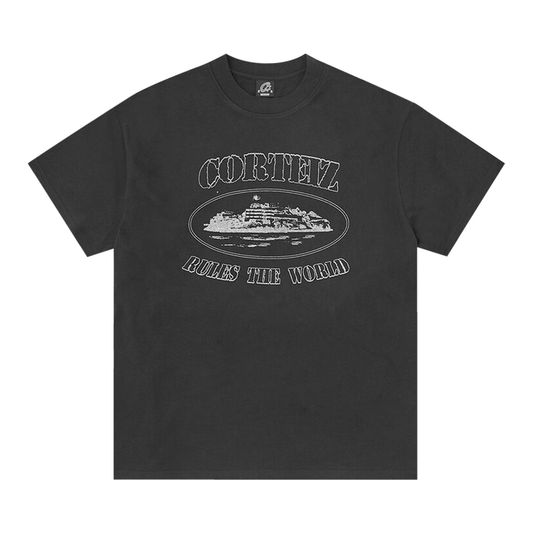 Corteiz Reflective Alcatraz Tee 'Triple Black'