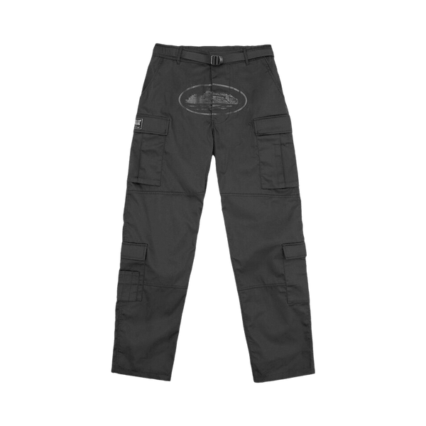 Corteiz Guerillaz* Cargos 'Triple Black' – Side Kicks