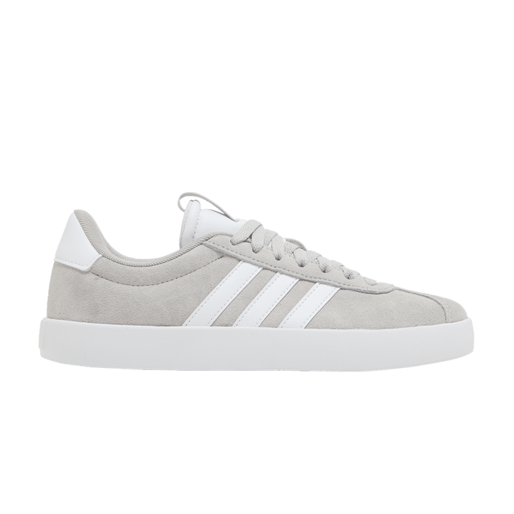 adidas Vl Court 3.0 Grey Cloud White Silver Metallic (Women's)