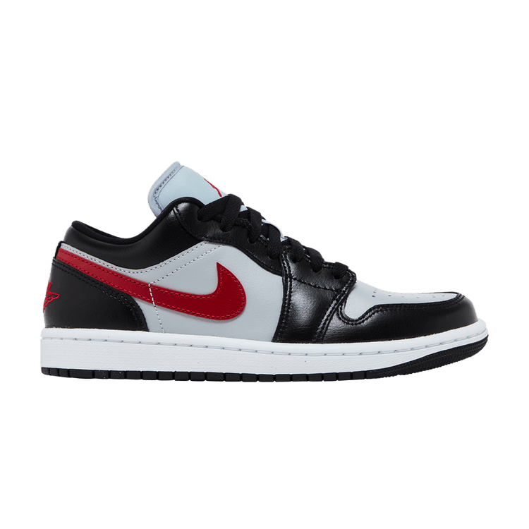 Jordan 1 Low Wolf Grey Gym Red (Women's)