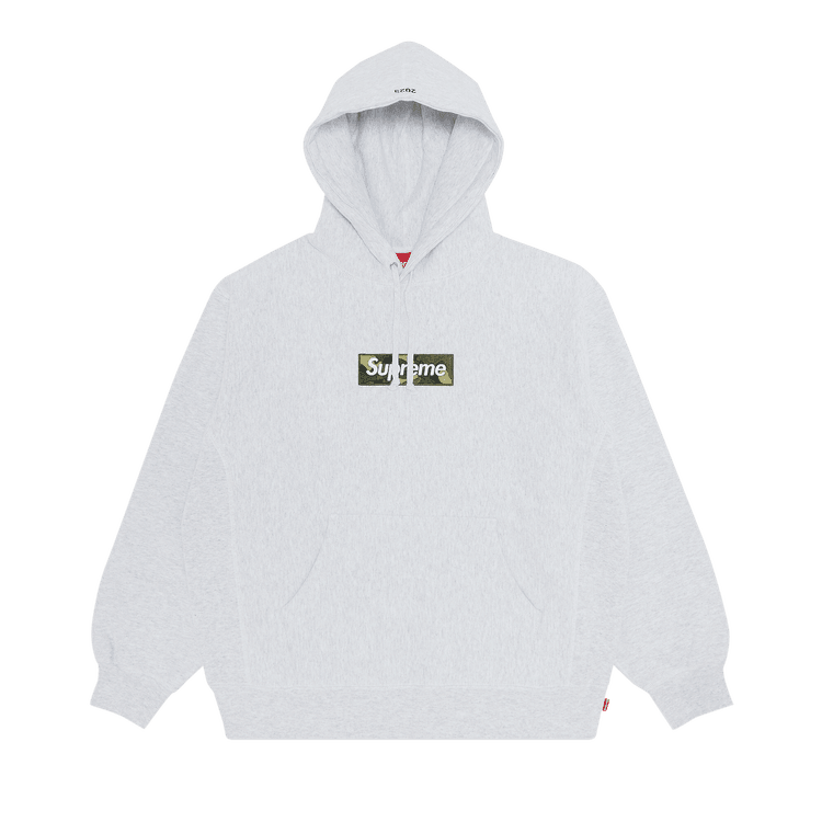 Supreme Box Logo Hooded Sweatshirt 'Ash Grey' - Side Kicks