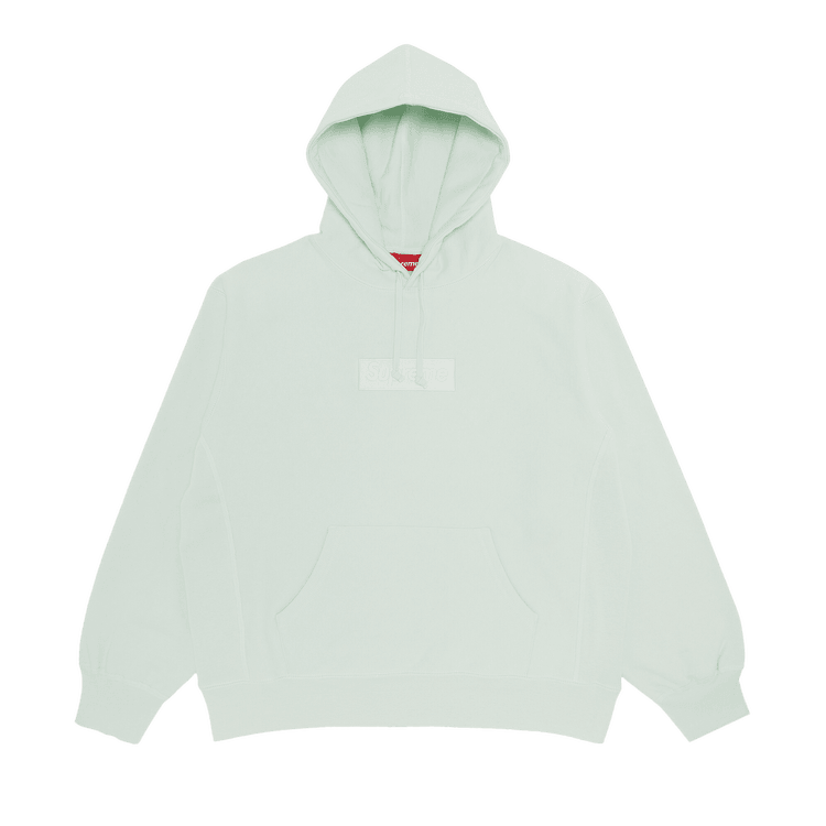 Supreme Box Logo Hooded Sweatshirt 'Light Green' - Side Kicks