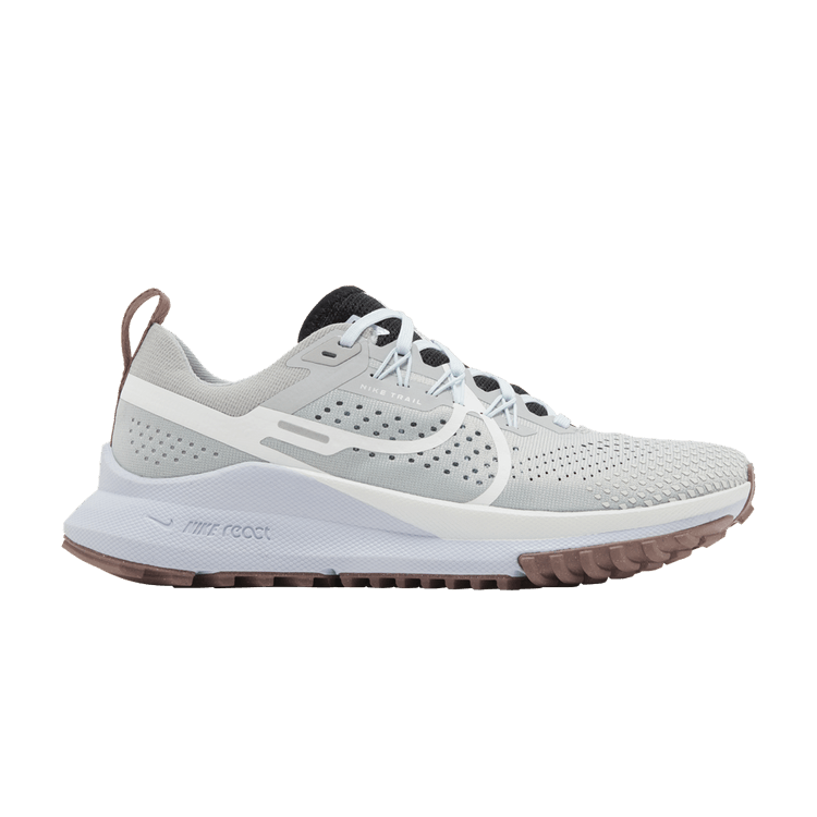Nike React Pegasus Trail 4 Light Smoke Grey Black Glacier Blue White (Women's)