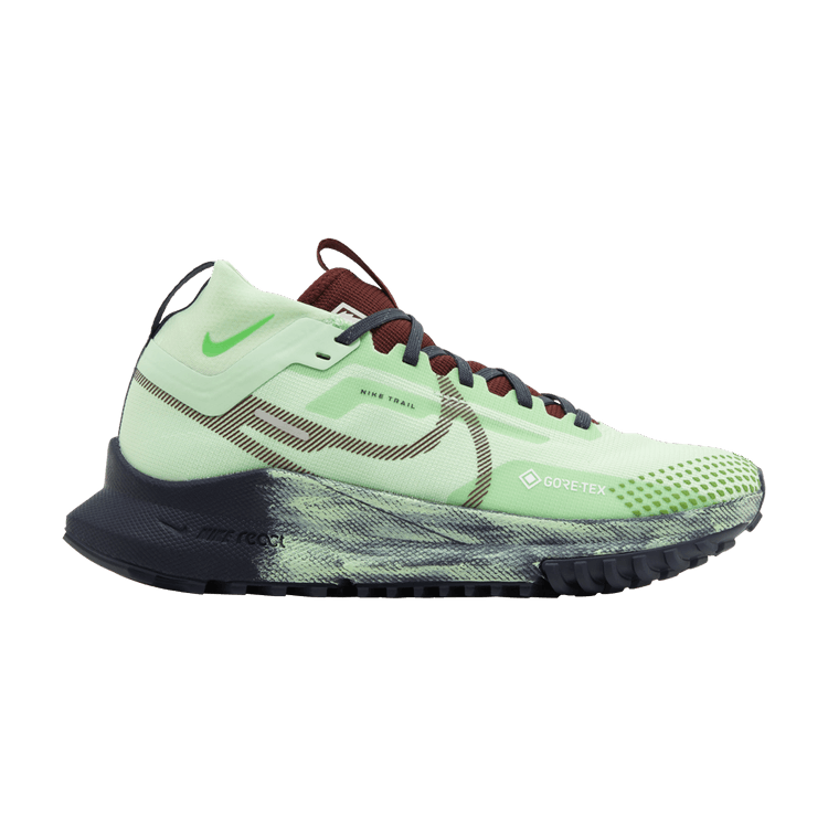 Nike React Pegasus Trail 4 Gore-Tex Vapor Green Thunder Blue Light Armory Blue Dark Team Red (Women's)