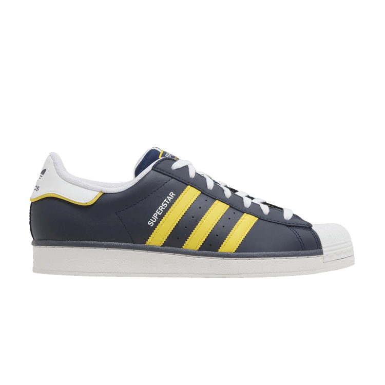 adidas Superstar Night Indigo Yellow Cloud White