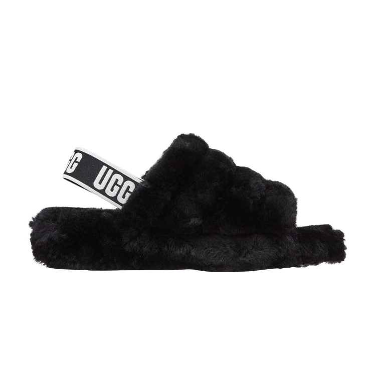 UGG Fluff Yeah Slide Black (Women's)