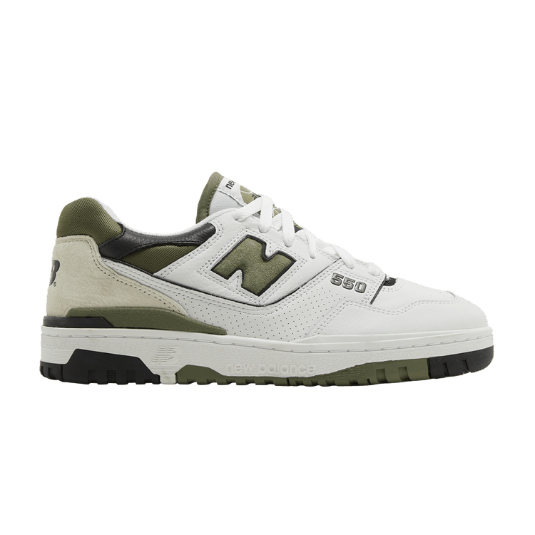 New Balance 550 White Dark Olivine