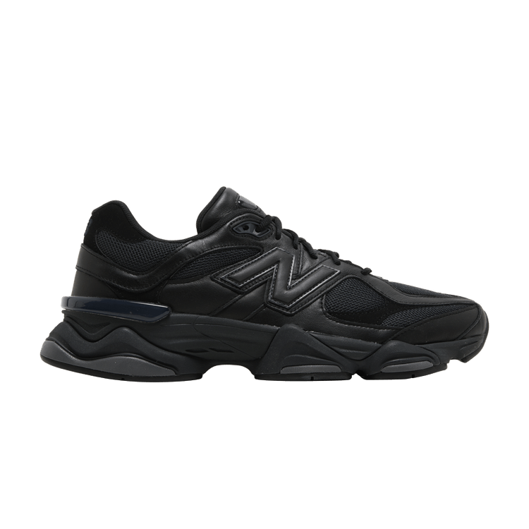 New Balance 9060 Triple Black Leather