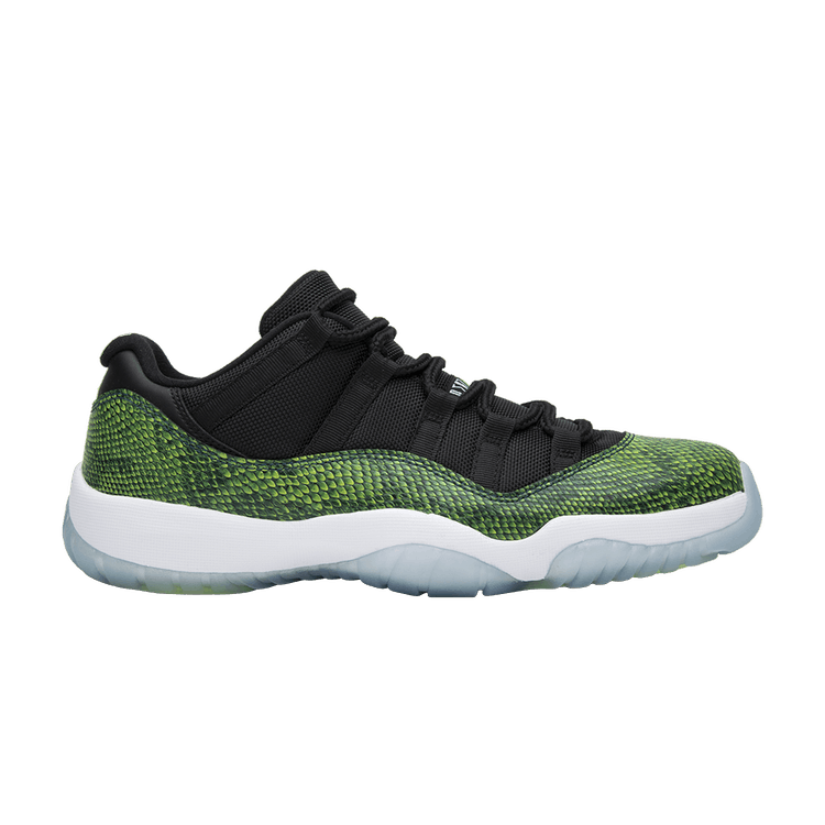 Jordan 11 Retro Low Green Snakeskin