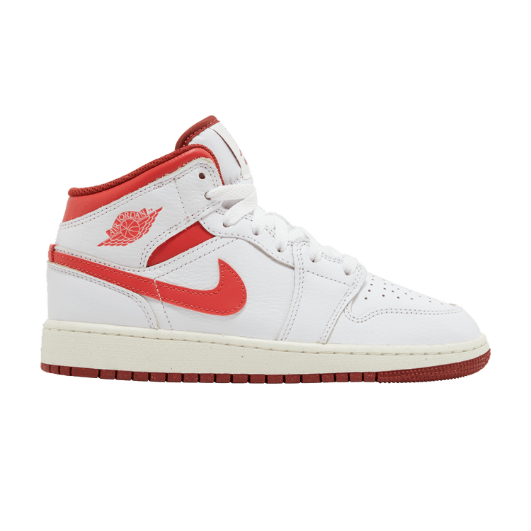 Jordan 1 Mid SE White Dune Red (GS)