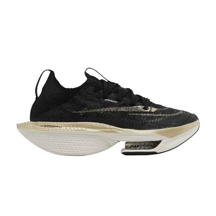 Nike Air Zoom Alphafly Next% 2 Black Metallic Gold Grain (Women's)