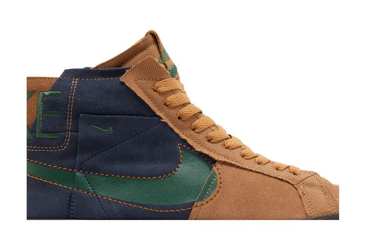 Nike SB Zoom Blazer Mid Premium Legend Dark Brown Obsidian Patchwork