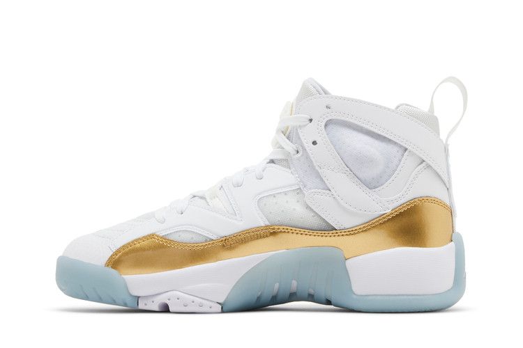 Jumpman Two Trey White Black Metallic Gold Ice Blue