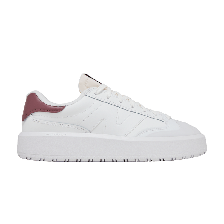 New Balance CT302 White Washed Burgundy